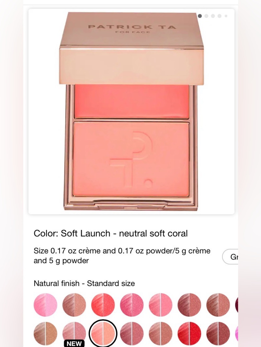 Patrick Ta Cream & Powder Blush - Soft Launch